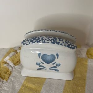 Corelle/Jay Imports “Blue Hearts” napkin holder